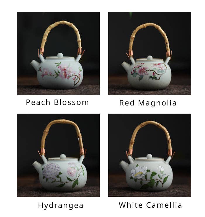Gohobi （We cover U.S. import duties） - Wholesale Tea Set - Gohobi Hand-painted Floral Tea Set Teapot Tea cup14