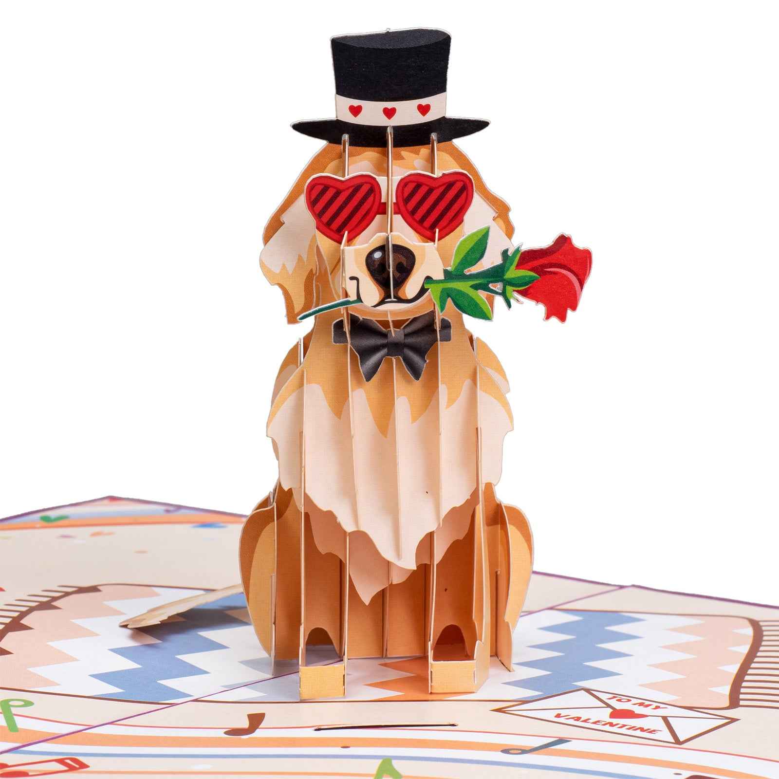 Paper Love - Wholesale Everyday Greeting Card - Love Dog Pop Up Card5