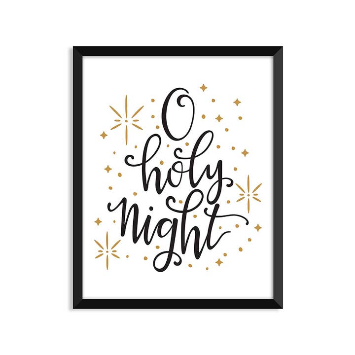 O Holy Night - Unframed Art Print for wholesale by Serif