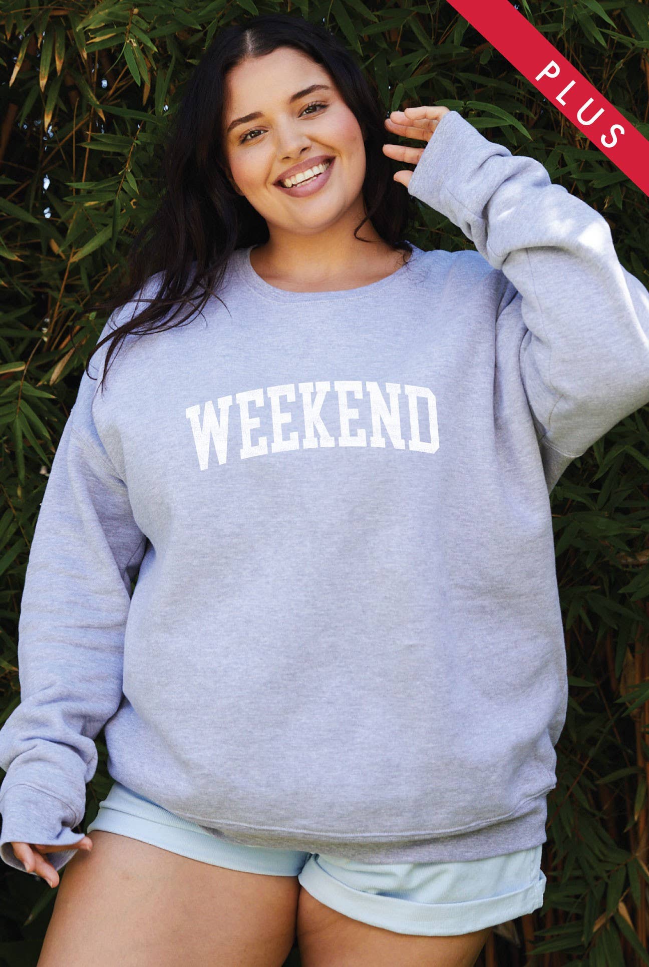 OAT COLLECTIVE - Wholesale Graphic Sweatshirt - Women's - WEEKEND Plus Graphic Sweatshirt1