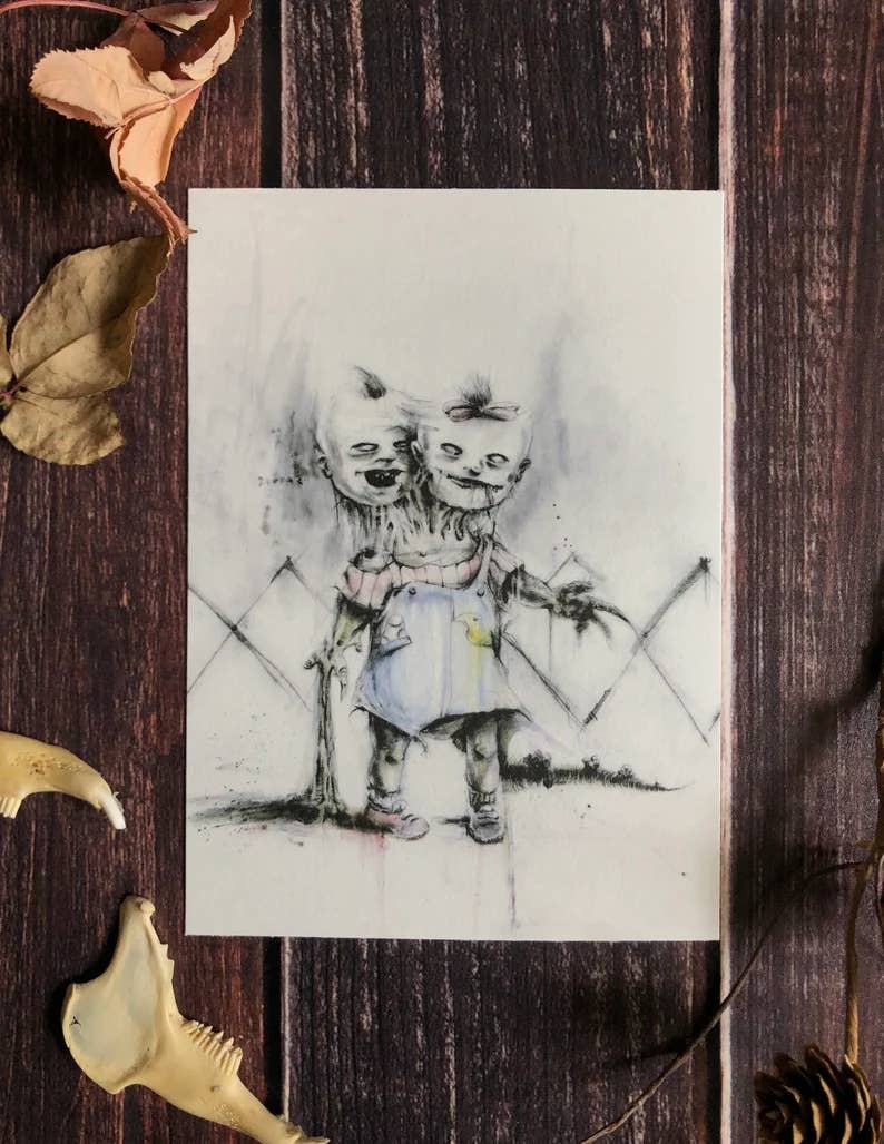 Andy Sciazko Art – wholesale Konsttryck – Rugrats Reptarred och Feathered-Print Bundle3