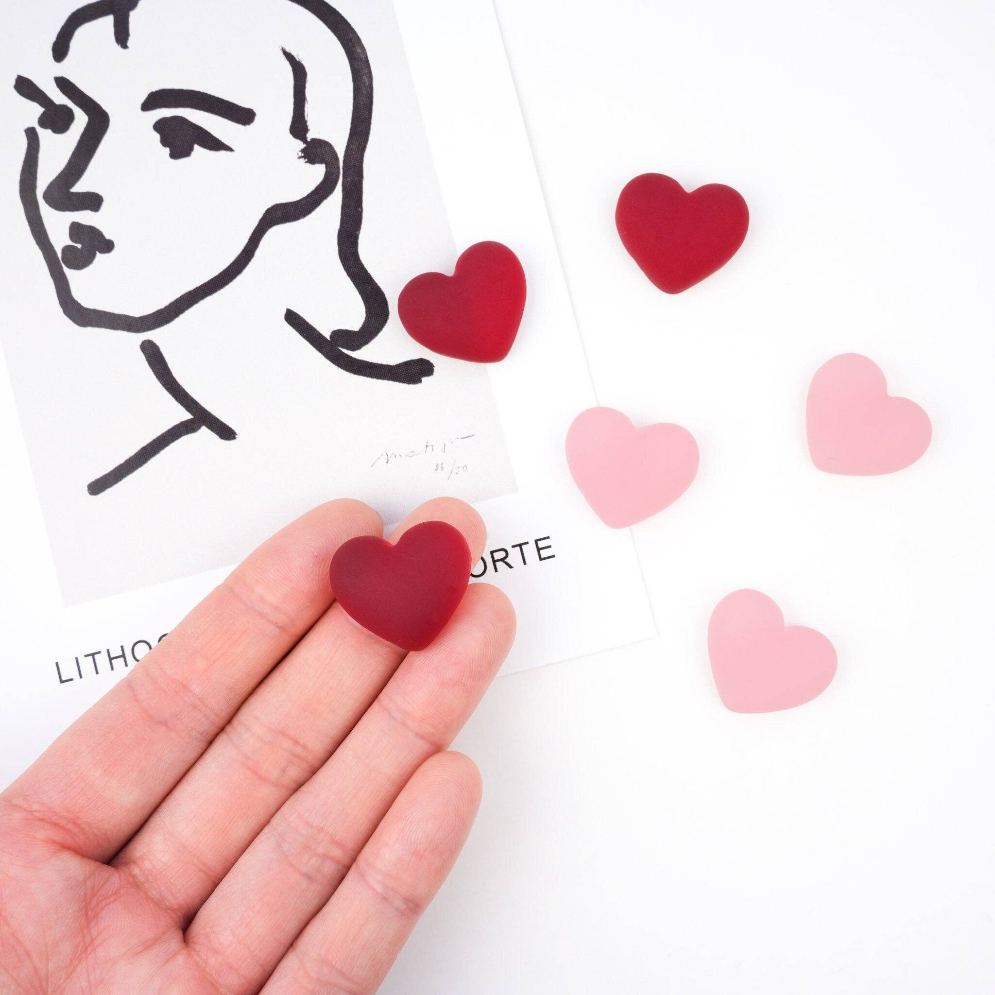 Mini Story Co - Wholesale Lapel Pin/Button - Love Heart Pins | Cute Heart Brooch | I Love You Badge | Romantic Lapel Accessories | Valentine's Gift | Pins for Backpack and Hat7