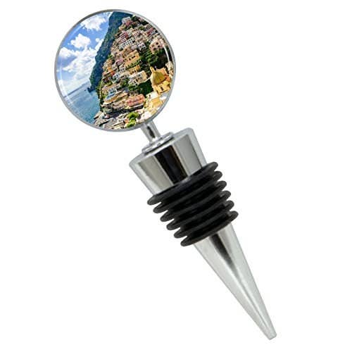 Amalfi Italy Wine Bottle Stopper In Gift Box for wholesale by City Souvenirs