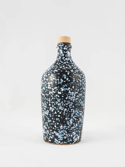 Orcio de cerámica artesanal azul con Aceite EVO Bio 500ml para venta al por mayor de BuondiOli