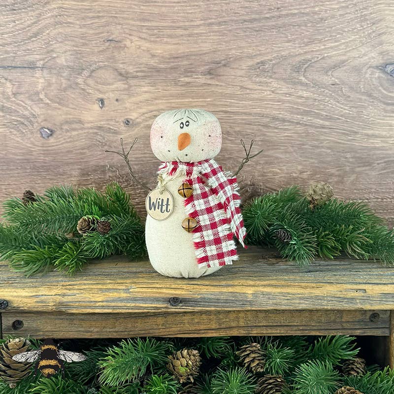 Honey and Me - Wholesale Decorative Figurine - Witt the Snowman0