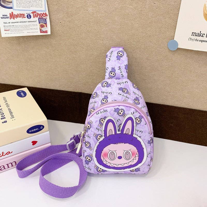 Little Trendy - Wholesale Crossbody Bag - Kids - Children's cute monster chest bag cartoon crossbody bag0