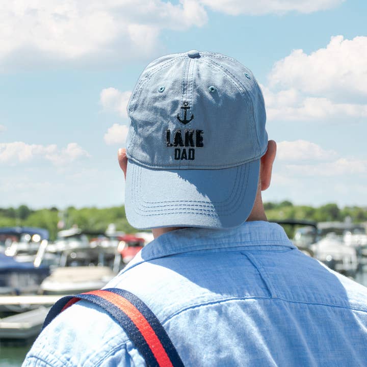 Pavilion - Wholesale Baseball Cap - Men's - Lake Dad - Cadet Blue Adjustable Hat1