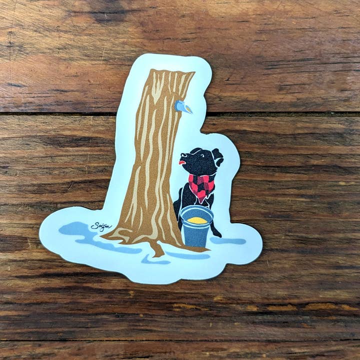 Soijen Illustrations - Wholesale Sticker - Maple Pup Waterproof Sticker1