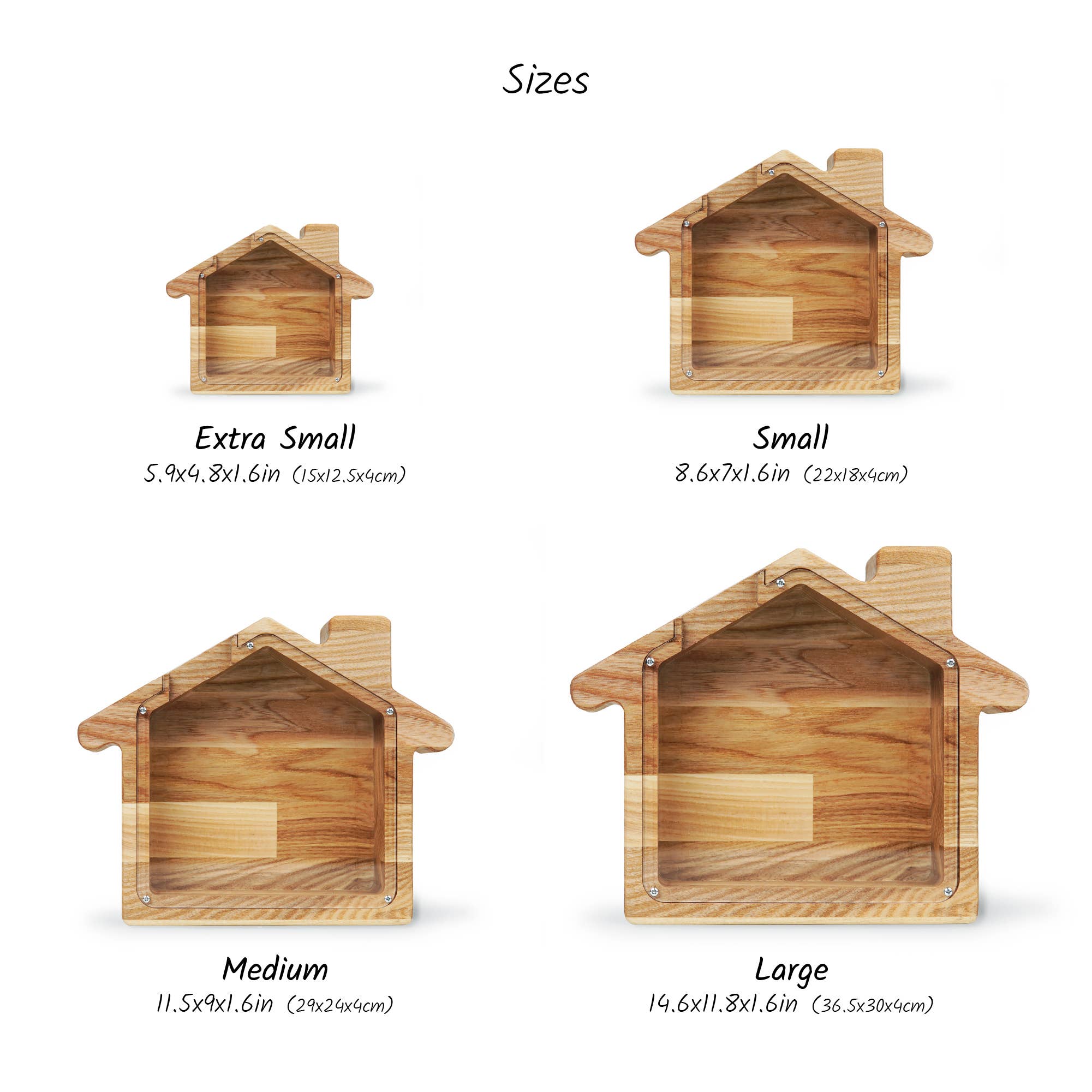 PromiDesign - Wholesale Money/Piggy Bank - Wooden Piggy Bank, House Shaped Money Box7