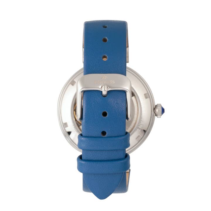 Empress – wholesale Wrist watch – Women's – Empress Adelaide Automatic Leather-Band Skeleton Watch5