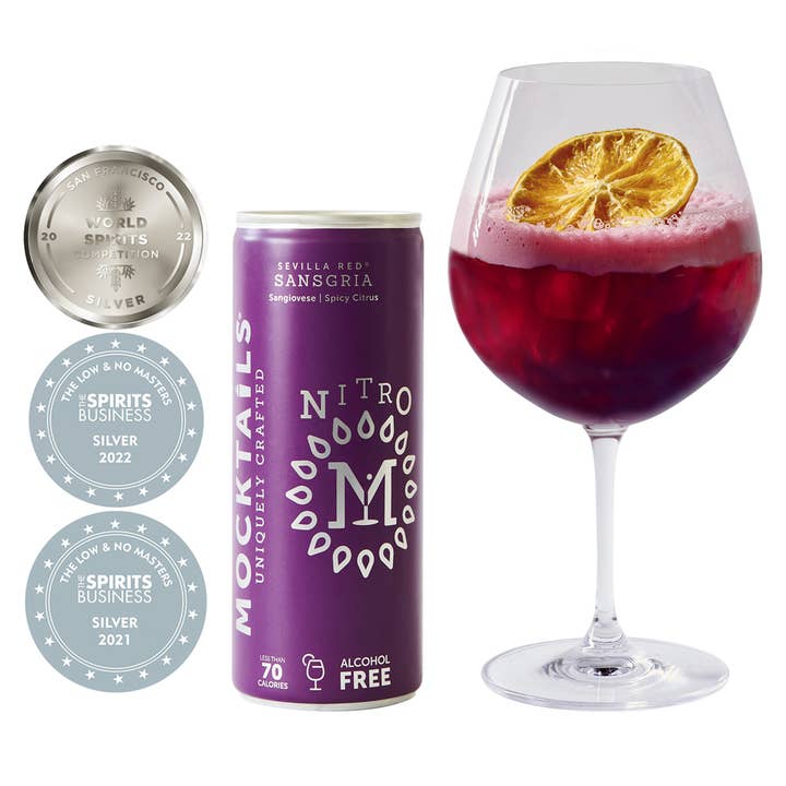 Non-Alcoholic Sansgria - Nitro 4PK for wholesale by NITRO Mocktails