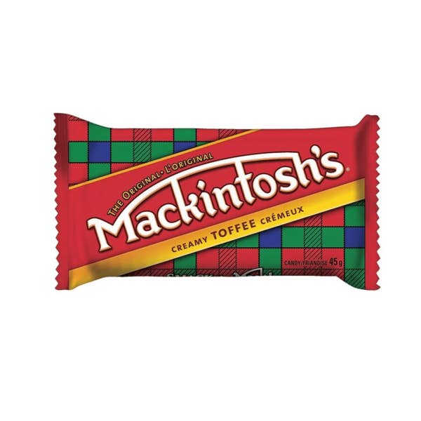 Echo Sales Canada - Vente Caramel anglais - Caramel crémeux Nestlé Mackintosh 45 g, étui 24 carats