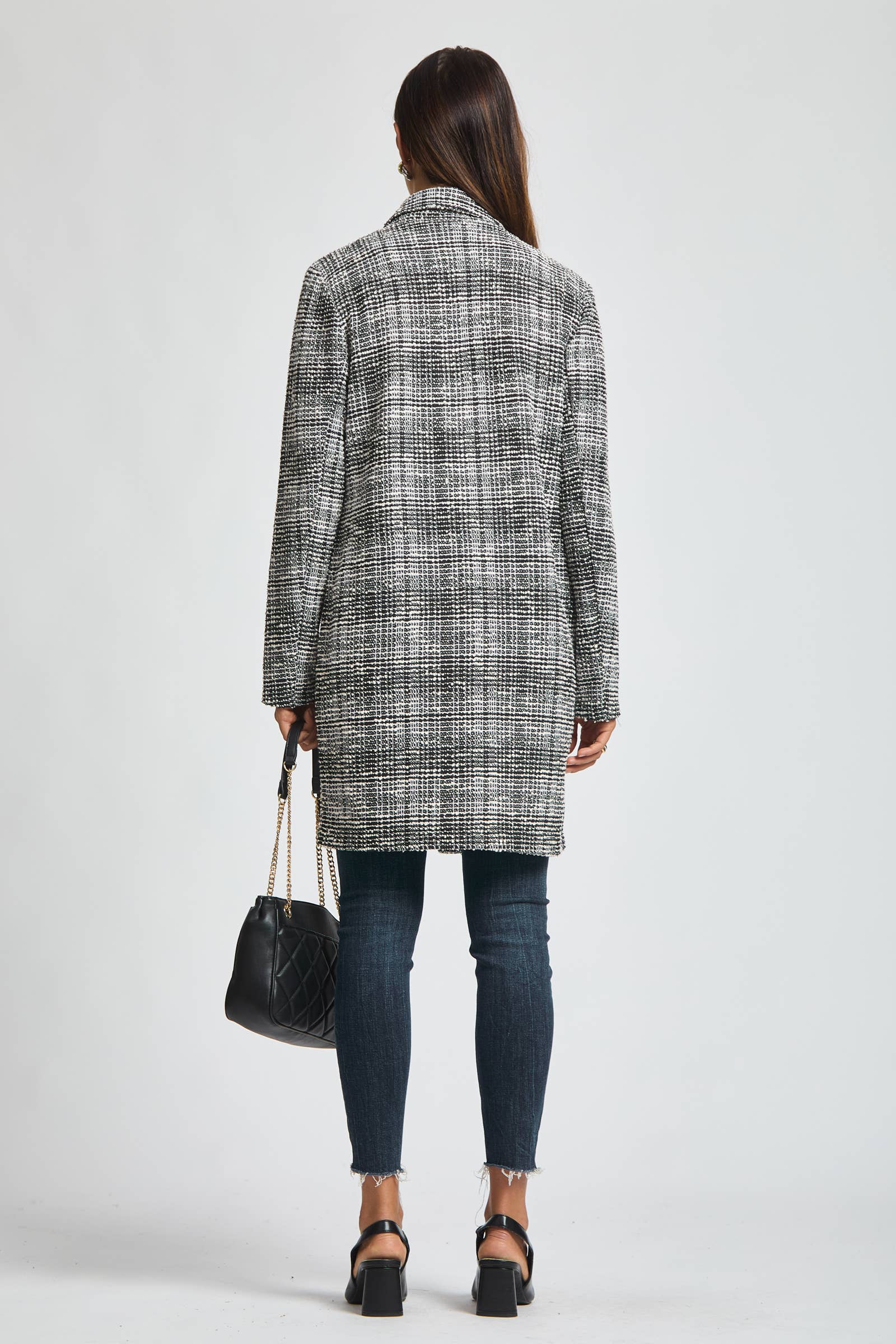 Dear Scarlett - Wholesale Blazer - Women's - Open Front Midi Blazer3