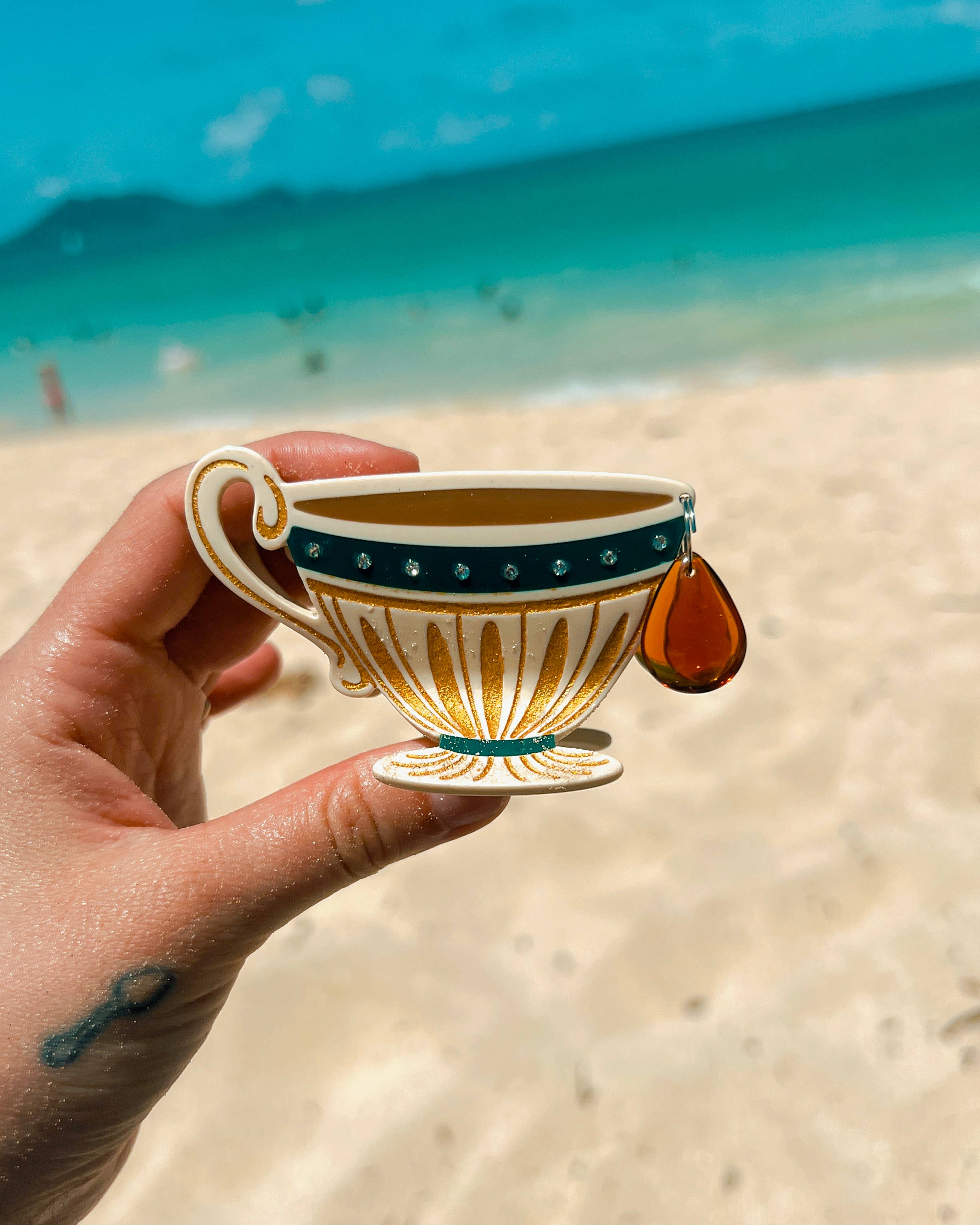 Lassoed Moon - Wholesale Hair Clip - Women's - Royal-Tea Claw Clip0