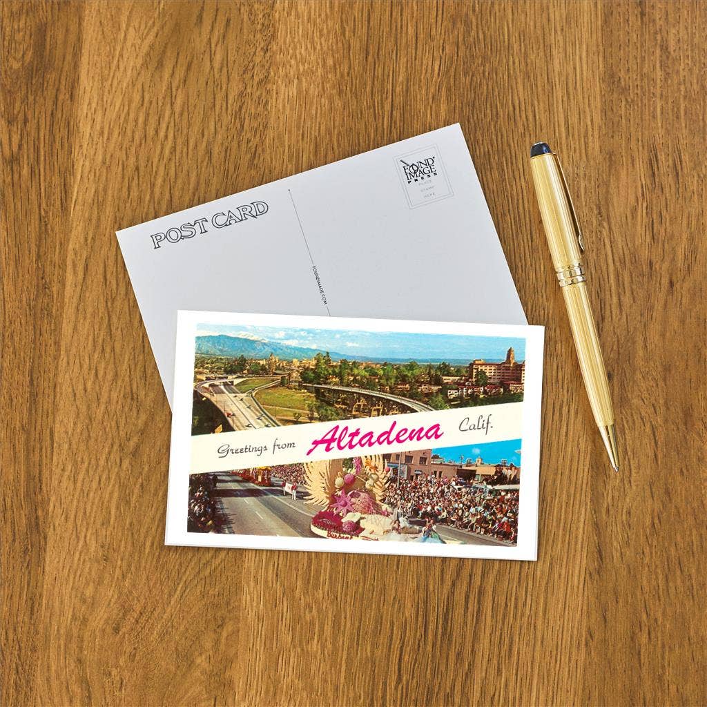 Found Image Press - Wholesale Postcard - Postcard LA-656 Greetings from Altadena, California1