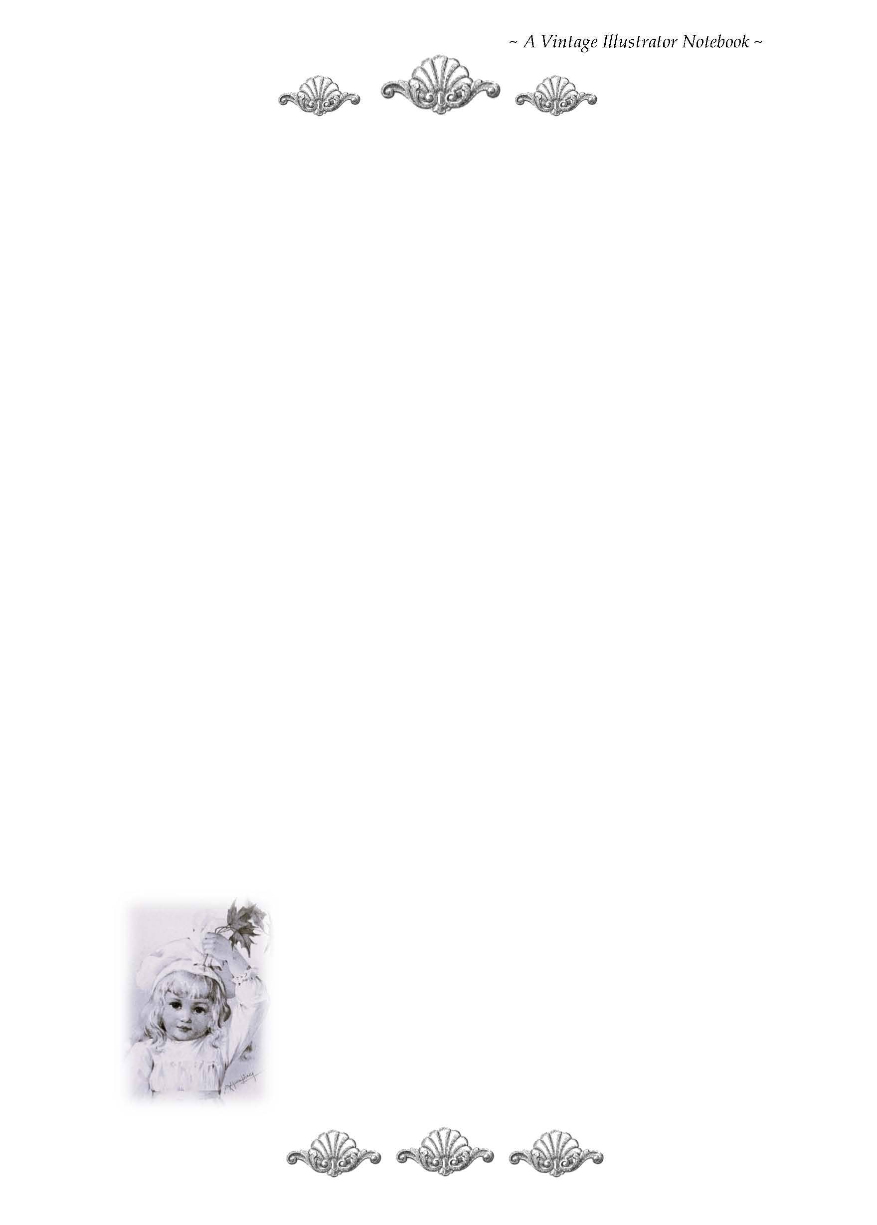 VINTAGE LADIES COLLECTION - Wholesale Scrapbook - Vintage Illustrators Collection: PHOEBE SPIRALBOUND NOTEBOOK19