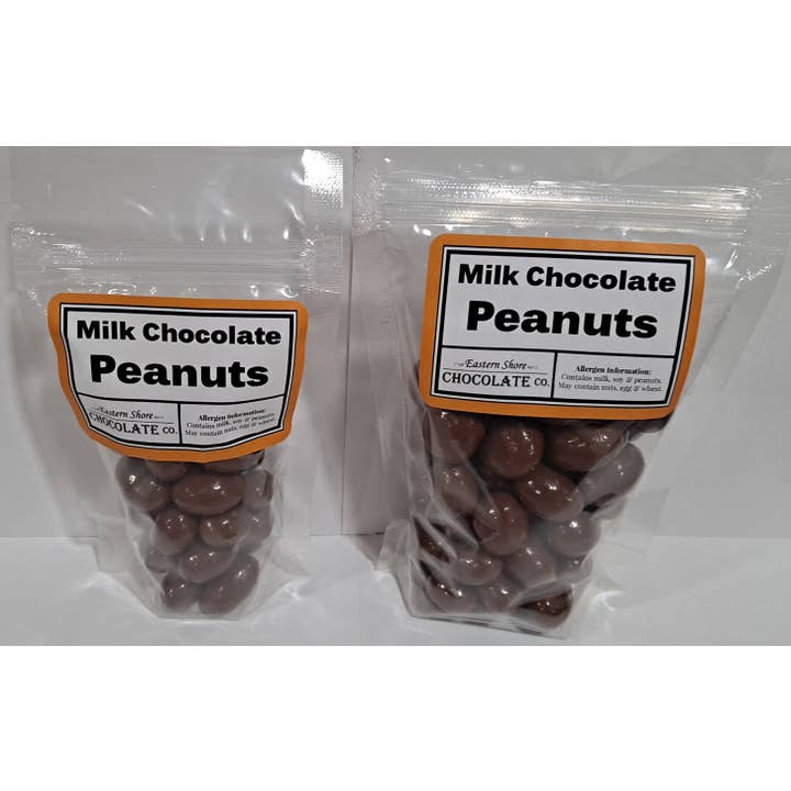 Peanuts (Milk Chocolate) for wholesale by Eastern Shore Chocolate Company
