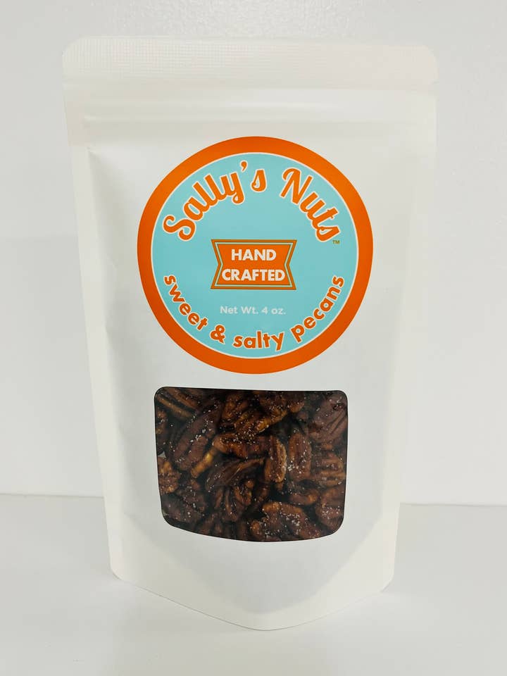 Pecannoten - zak van 4 oz. voor wholesale door Sally's Nuts LLC
