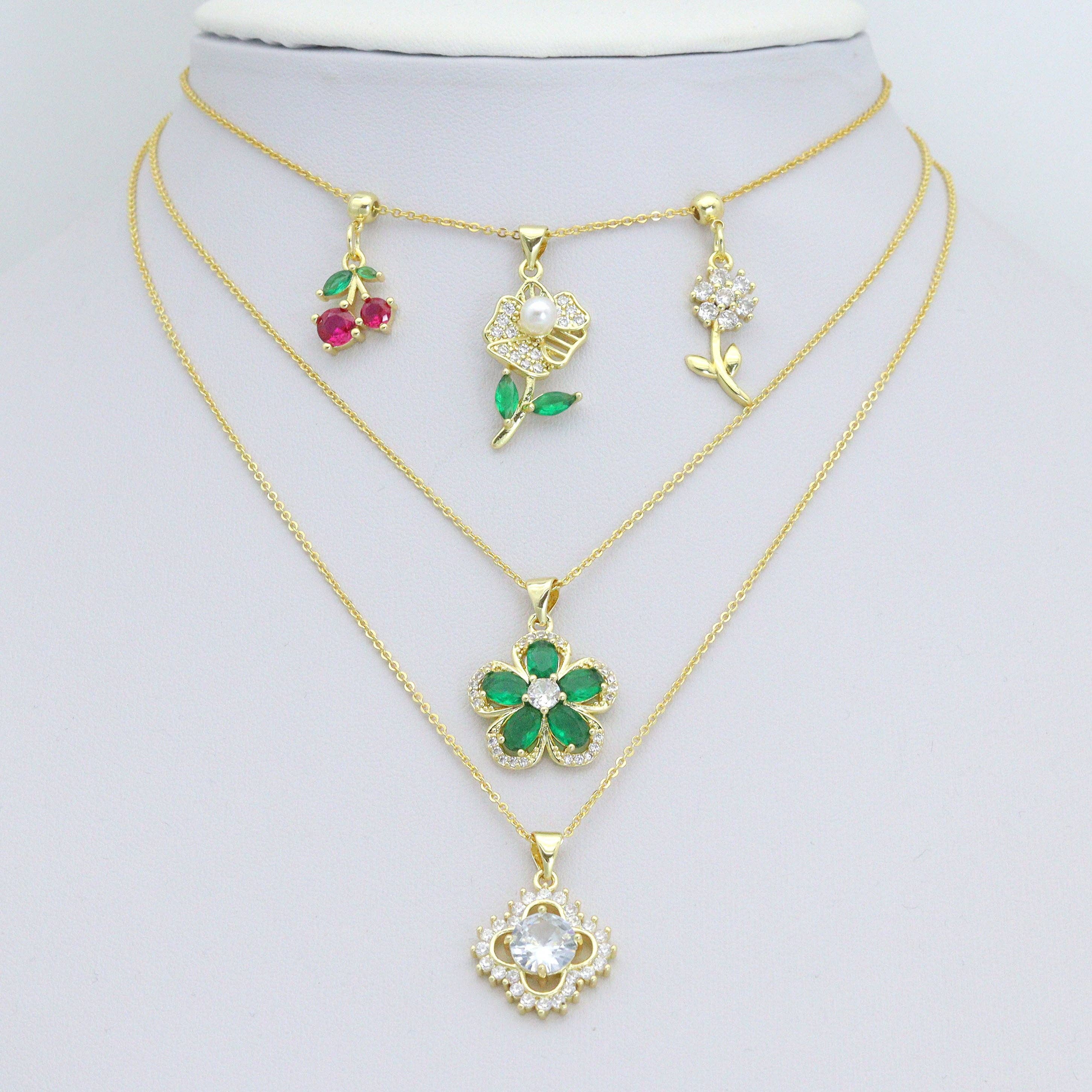 BestBeads&Beyond - Wholesale Individual Charm/Pendant - Sliding Beads for charm bar necklace,Sku#LX8875