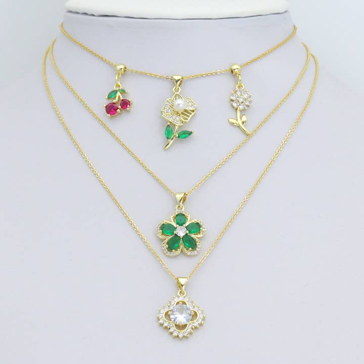 BestBeads&Beyond - Wholesale Individual Charm/Pendant - Sliding Beads for charm bar necklace,Sku#LX8875