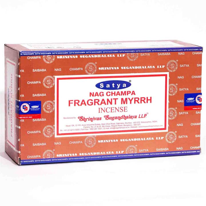 Satya Incense - Fragrant Myrrh for wholesale by R. Expo/Song of India