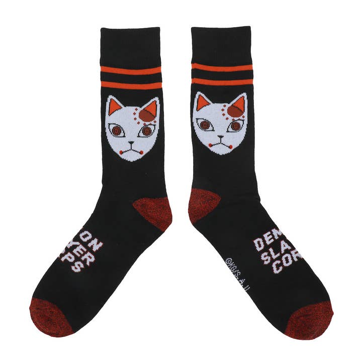 Bioworld Merchandising - Wholesale Socks - Men's - Demon Slayer Adult Crew Socks 5-Pack1