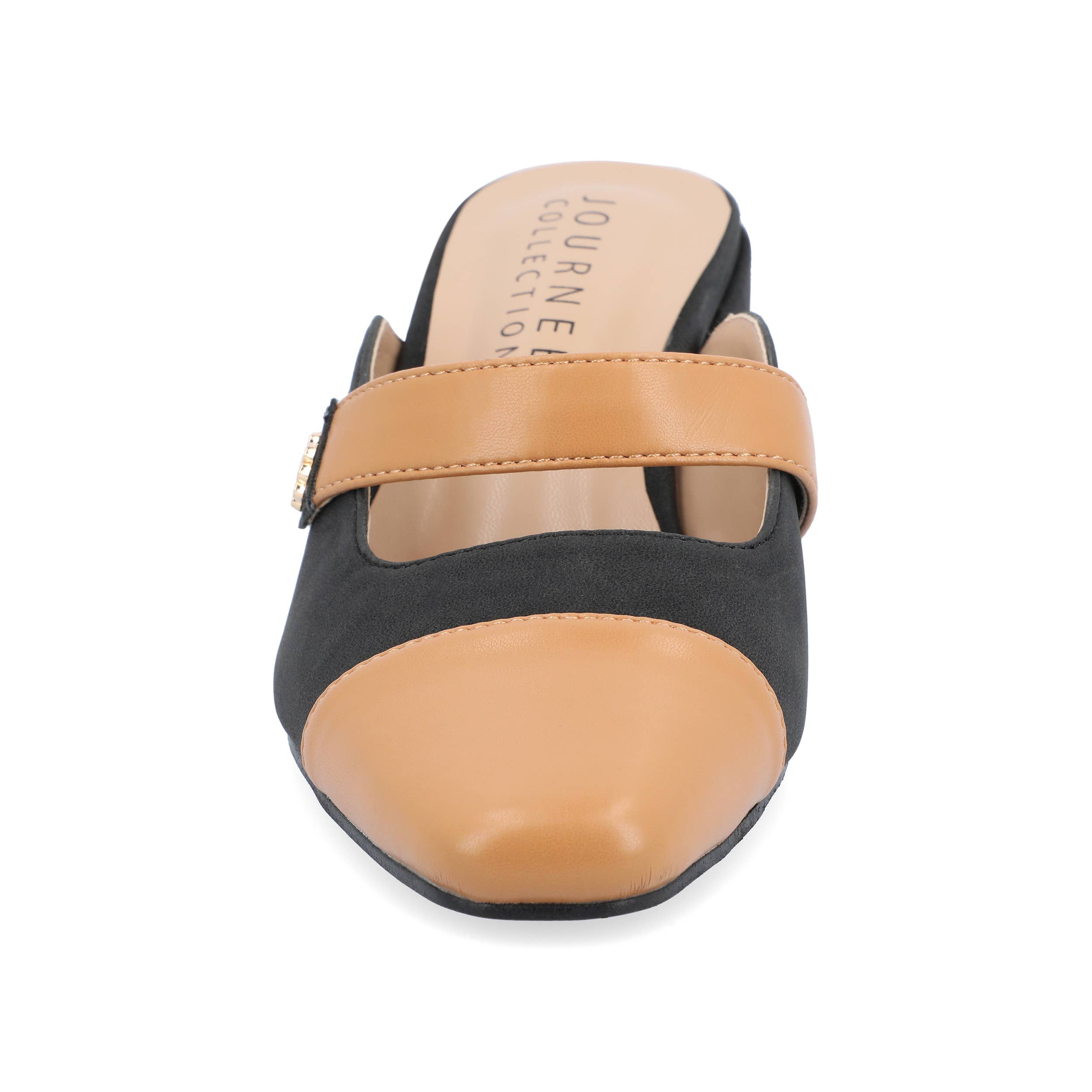 Journee - Wholesale Low Heels - Women's - Dalla Kitten Block Heels In Faux Leather1