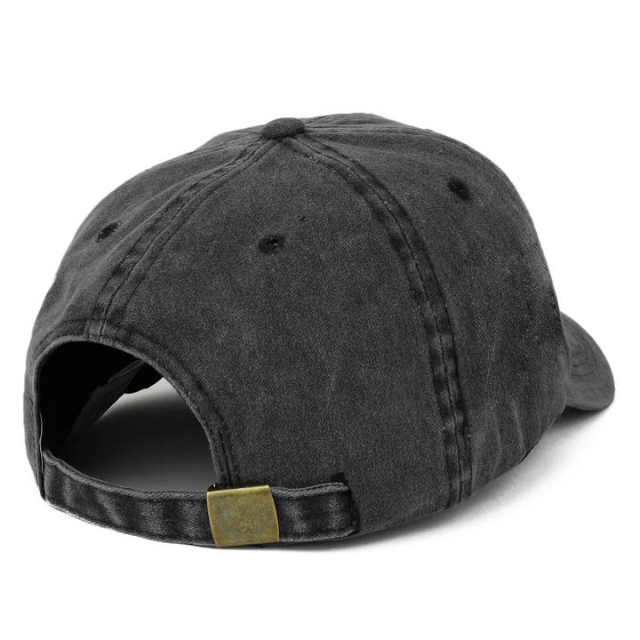Trendy Apparel Shop - Wholesale Baseball Cap - Unisex - Oversize XXL Pigment Dyed Washed Cotton Baseball Cap3