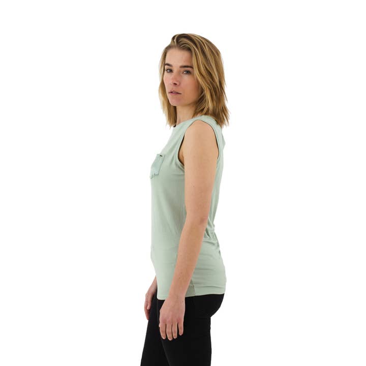 Royal Bamboo - Wholesale Tank Top - Women's - The Timeless Sleeveless - Jade1