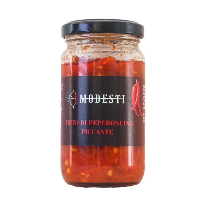 Spicy chili mince 185G for wholesale by Modesti