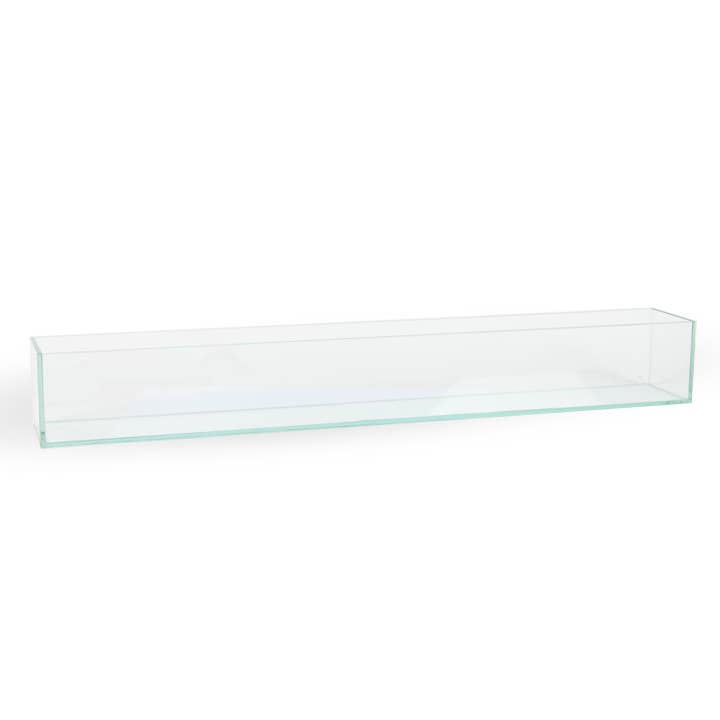 Clear Rectangle Glass Vase (VRC4436) for wholesale by Vasesource