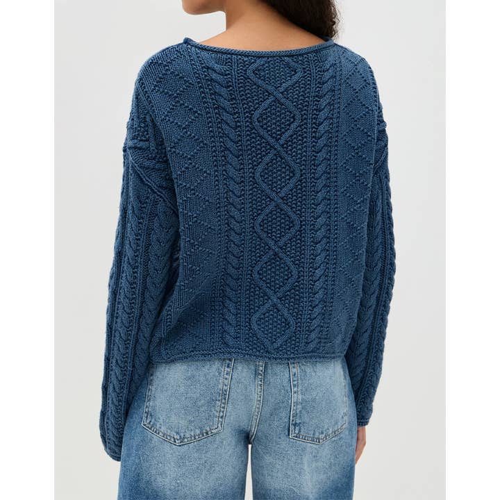 Marina Militare Maglione Vintage a Maglia Bandiera Americana Top Versatile MMY304 in vendita all'ingrosso su Faire4