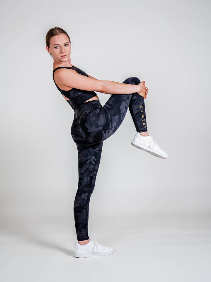 Gymset – Großhandel Sport-/Lounge-Leggings – Damen – Camo Leggings0