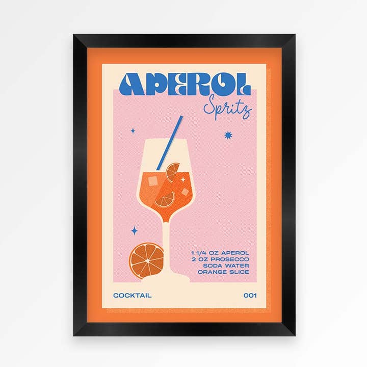 Aperol Spritz Print | STUDIO SALE for wholesale by Proper Good