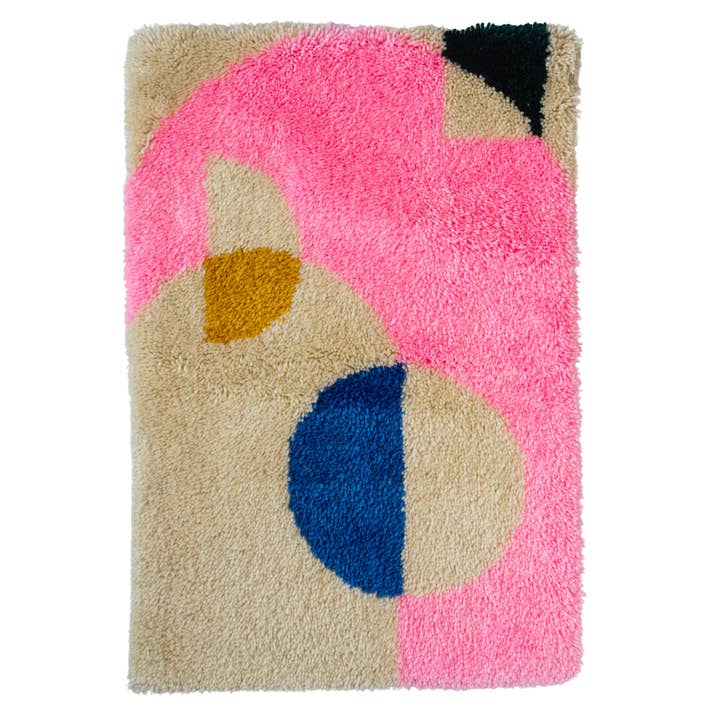 The Crafts Collective - Wholesale DIY Craft Kit - Arch Geometry Latch Hook Rug Kit