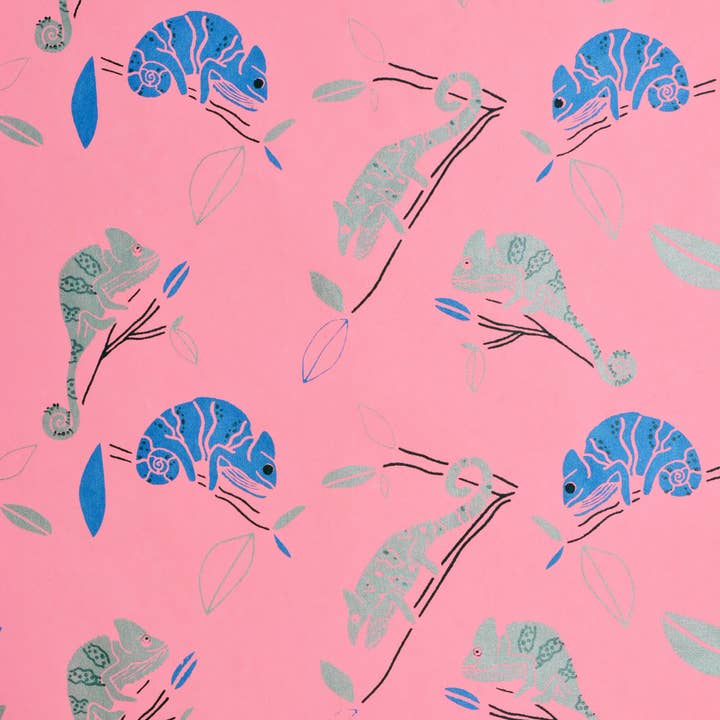 Kameleon roze/groen/blauw/goudfolie voor wholesale door MIDORI Inc.