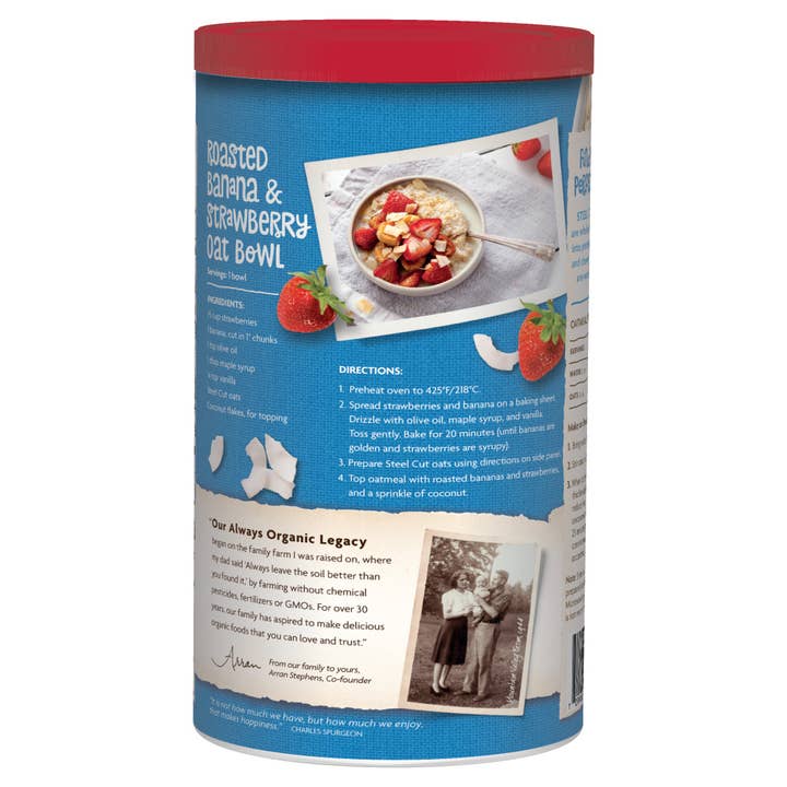 Steel Cut Oats Oatmeal for wholesale by Nature's Path