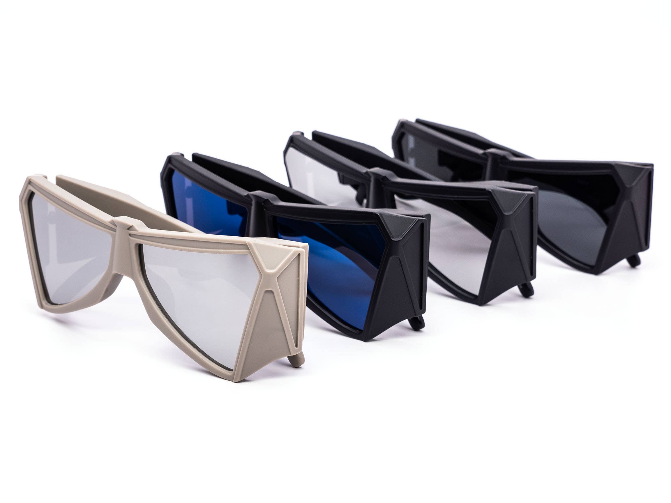 Still Friday - Wholesale Sunglasses - Unisex - Oversized Cyberpunk Super Triangle Sunglasses1