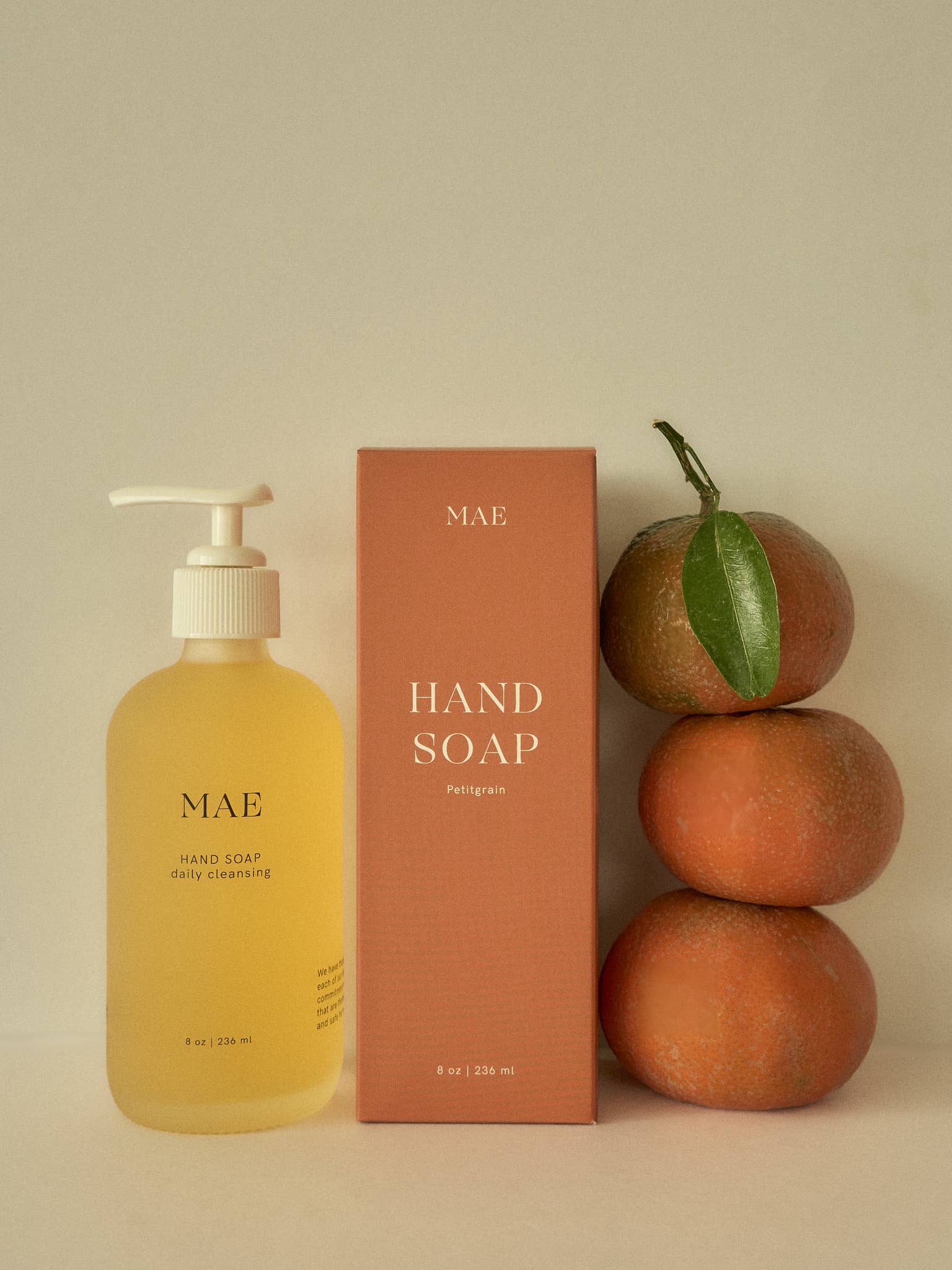 MAE - Wholesale Hand Soap/Wash - Petitgrain Clean Hand Soap - Vegan, Essential Oil