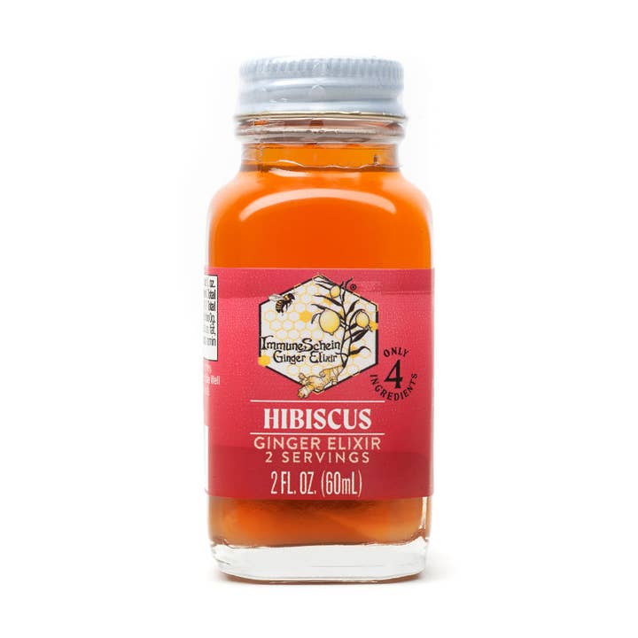 ImmuneSchein Ginger Elixirs - Vente Élixirs - Élixir au gingembre d'hibiscus 2 oz