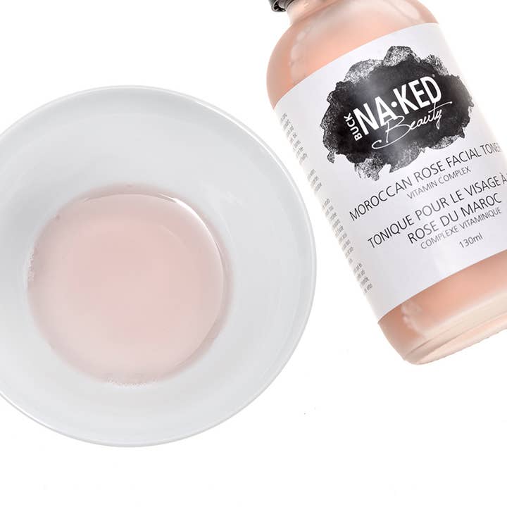Toner visage rose marocaine pour la vente par Buck Naked Beauty