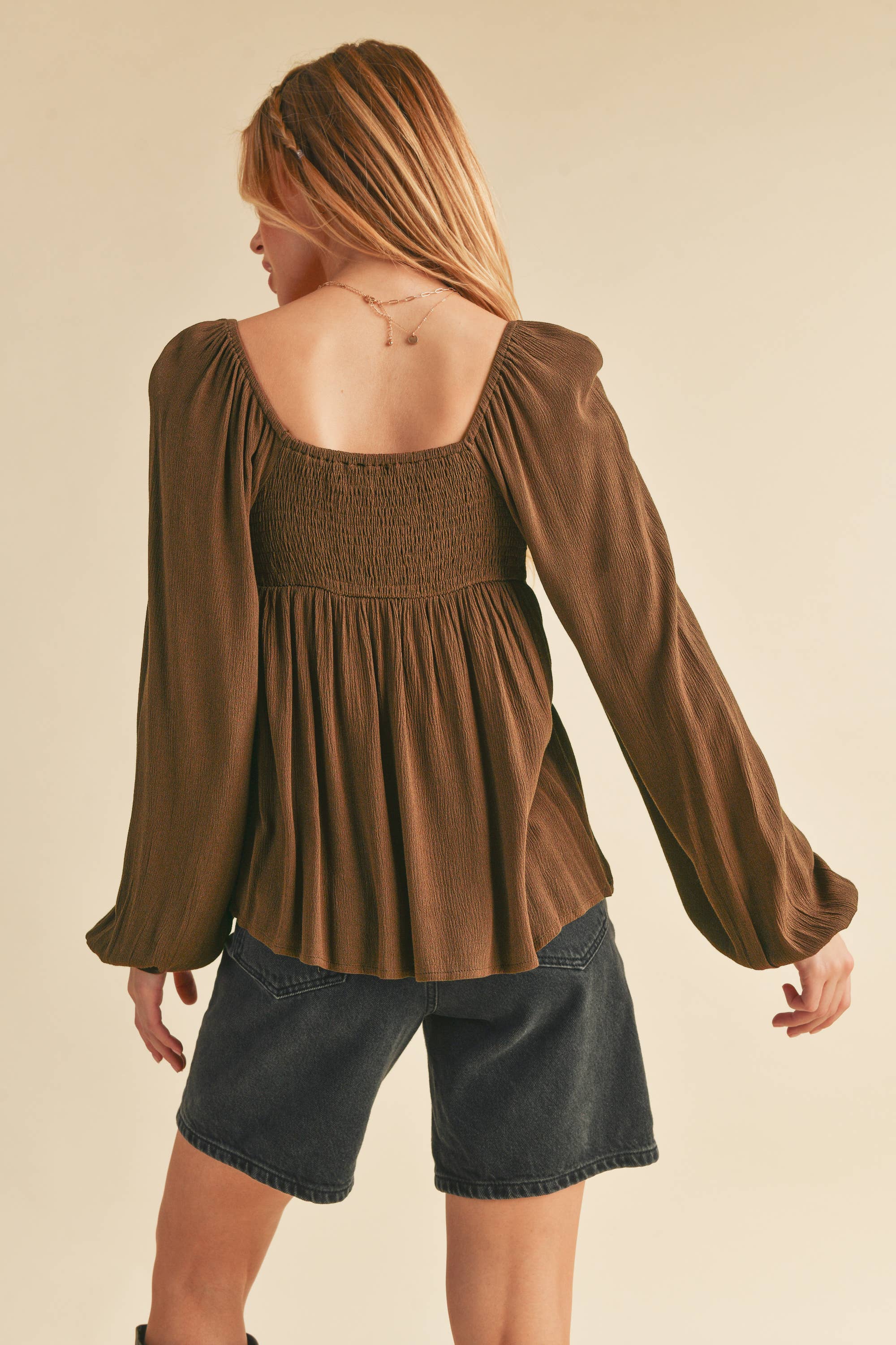 AEMI + CO - Wholesale Blouse - Women's - 8136BK Silvana Top26