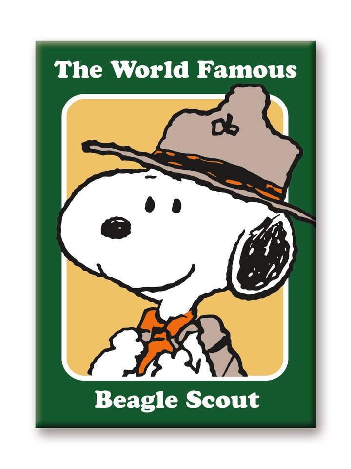 Peanuts Beagle Scouts - Famous Scout Flat Magnet (2.5" x 3.5 for wholesale by Great Stuff Novelties (GSN) by NMR Brands