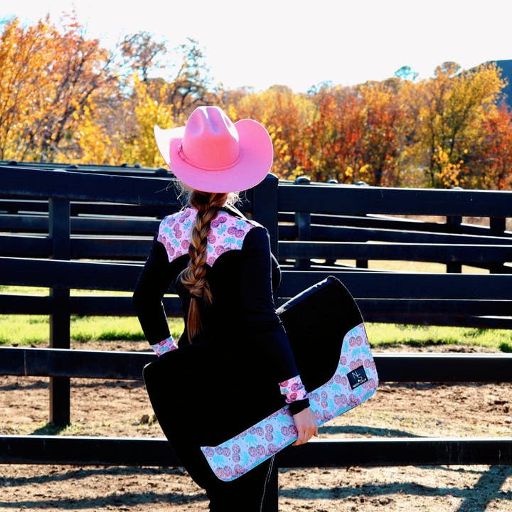 Neon Spur - Wholesale Horseback Riding Gear - Cherry Groove Wool Saddle Pad