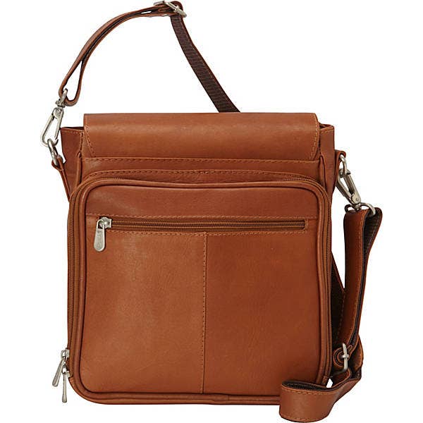 Piel Leather - Wholesale Laptop Bag - Unisex - DOUBLE LOOP TABLET CARRY-ALL