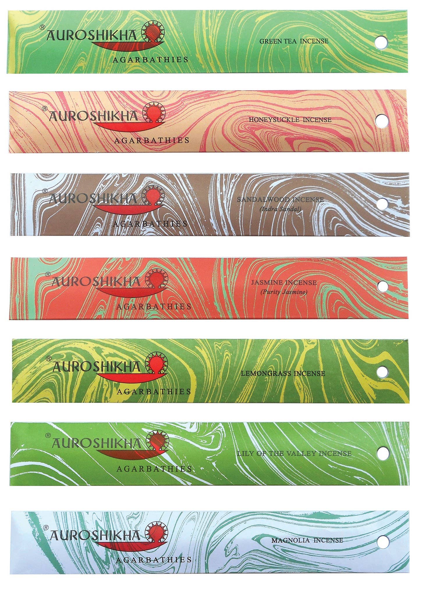 Namaste - Wholesale Incense - Auroshikha Incense Sticks, 10g Pack3