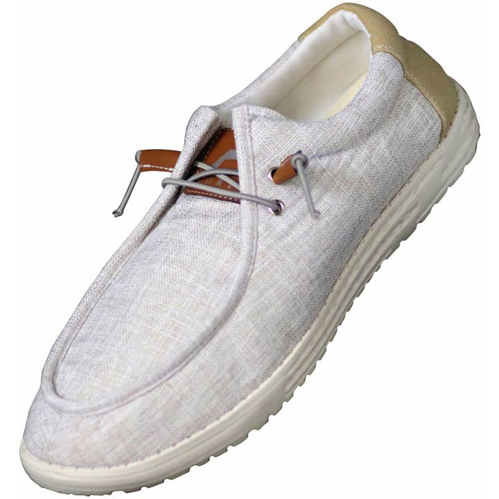 NORTY - Chaussure bateau légère pour homme 41507 Grey Oatmeal pour la vente par Eastern Off Price
