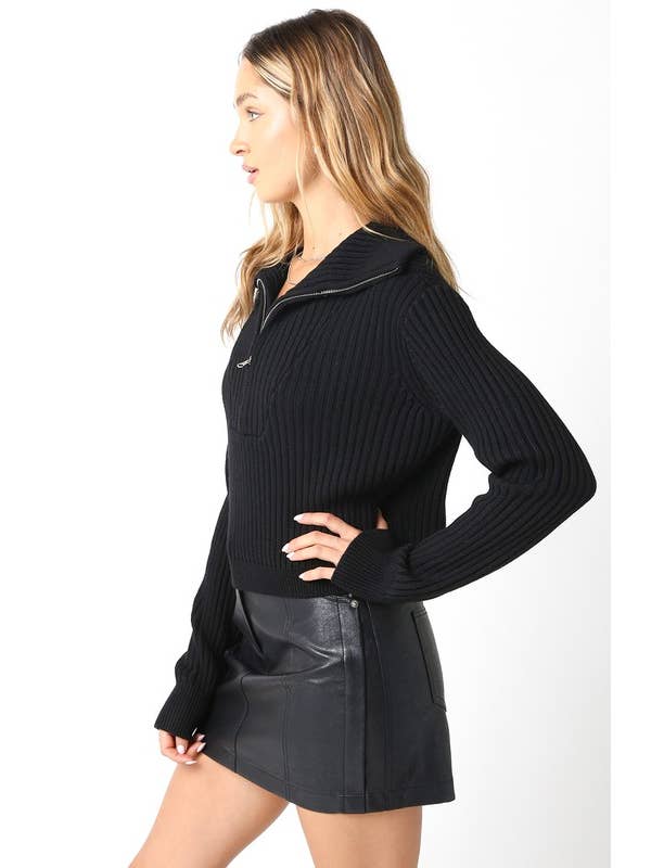 Olivaceous - Wholesale Knit Sweater - Women's - Averie Sweater11