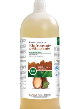 Gel douche rafraîchissant et stimulant pour la vente par Sapone Di Un Tempo