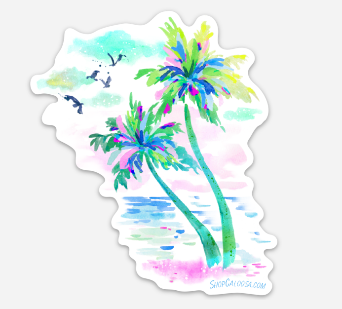 Caloosa WaterWear - Wholesale Sticker - Caloosa Vinyl Sticker 10 Packs10